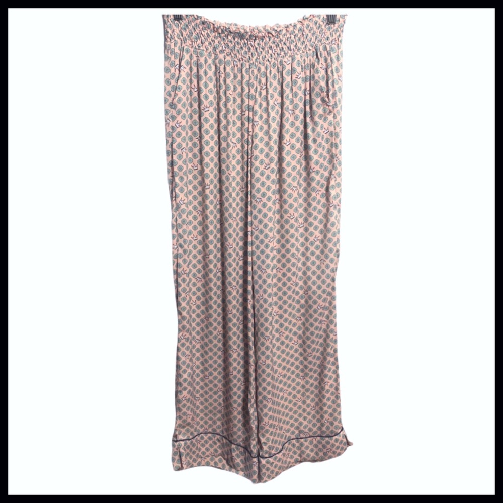 AERIE Satin Wide Leg Pajama Pants Loungewear